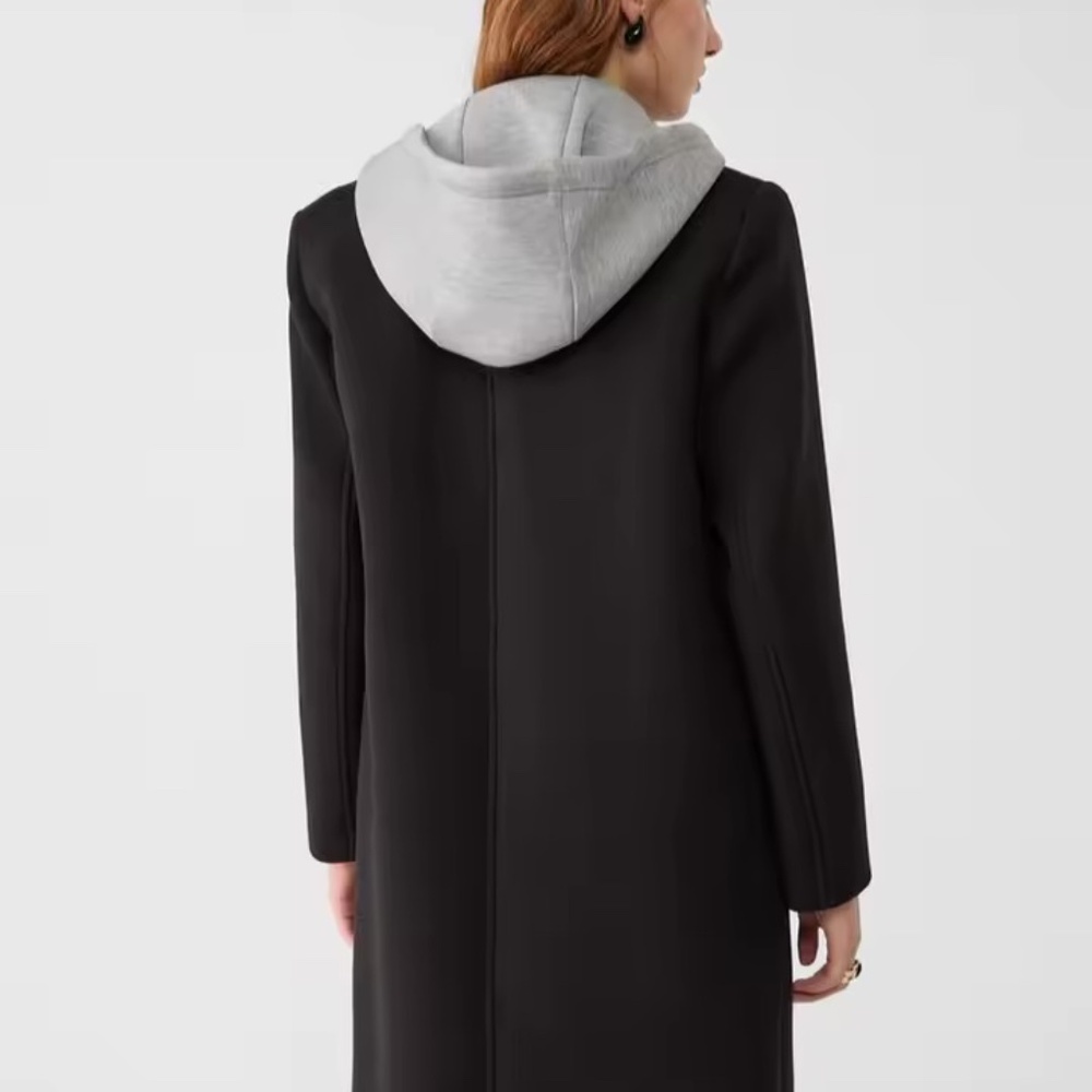 Zara Hooded Combination Coat with removable hood - Picture 2 of 11